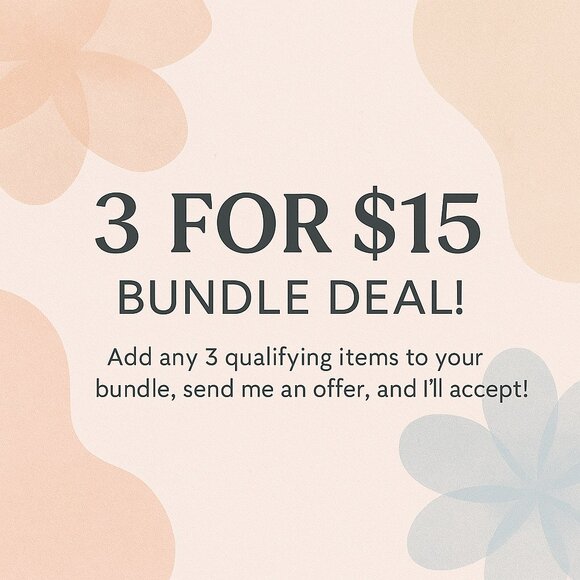 3 for $15 Mix and Match Bundle Deal! - Picture 1 of 1
